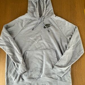 Nike Men's Light Gray Hoodie
